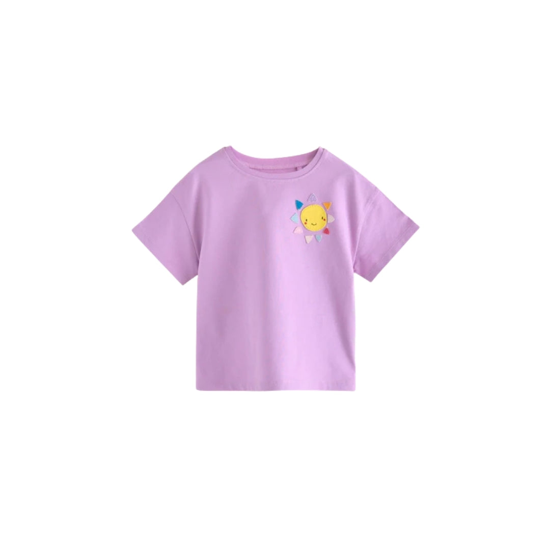 Girls Short Sleeve T-Shirt-Pack Of 4